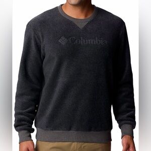 Columbia Men's Steens Mountain Charcoal Pullover Fleece Sweatshirt Large-T. New!